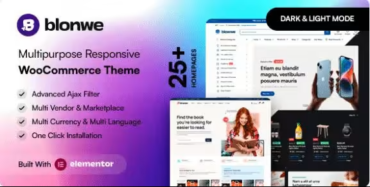 Blonwe Multipurpose WooCommerce Theme