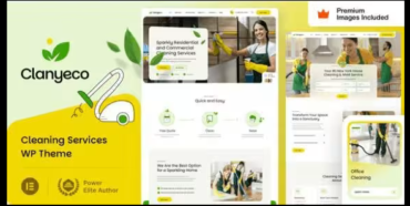 ClanyEco Cleaning Services WordPress Theme