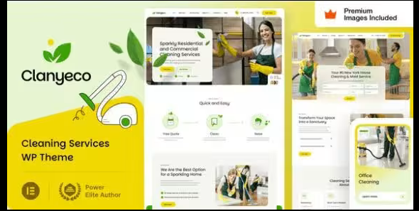 ClanyEco Cleaning Services WordPress Theme
