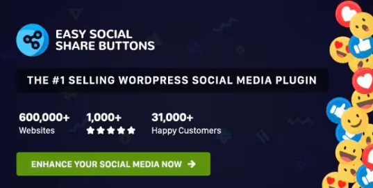 Easy Social Share Buttons