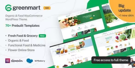 GreenMart Organic WooCommerce Theme
