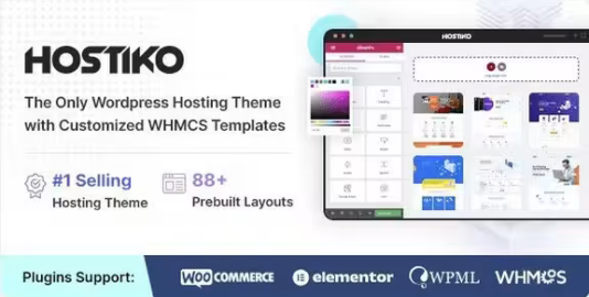 Hostiko 2.0 WHMCS Hosting Theme
