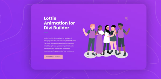 Lottie Animated Images for Divi Builder