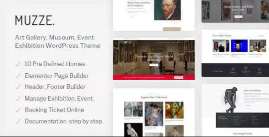 Muzze Museum Art Gallery Exhibition Theme