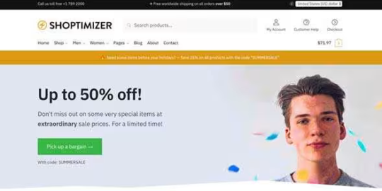 Shoptimizer WooCommerce Theme (+CommerceGurus CommerceKit)