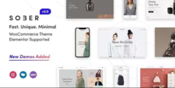 Sober WooCommerce WordPress Theme