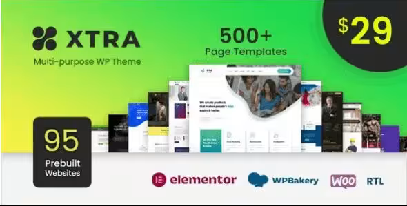 XTRA Multipurpose WordPress Theme XTRA Multipurpose WordPress Theme